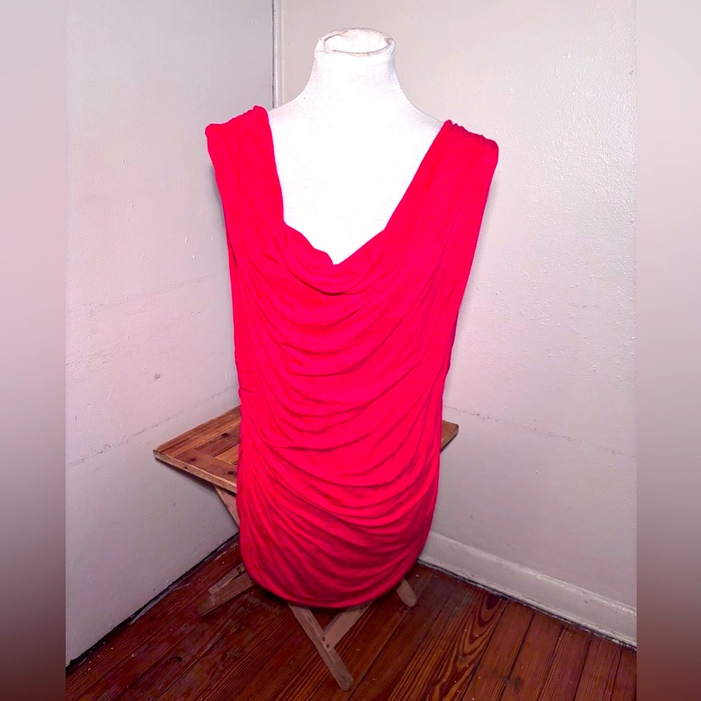 Alta Drape Front Side Ruching Dress
